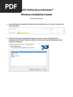 SGT Online Exam Browser Installation Guide | PDF | Installation ...