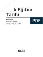 Türk Eğitim Tarihi: Editörler
