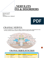Presentation Cranial Nerve Disorders