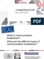 WEEK 3 - Fundamentals of Communication