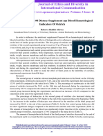 Effect f Panaroot-98 Dietary Supplement щn Blood Hematological Indicators Of Ostrich