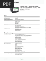 ION8650A Power Quality Meter Datasheet | PDF | Ac Power | Alternating ...