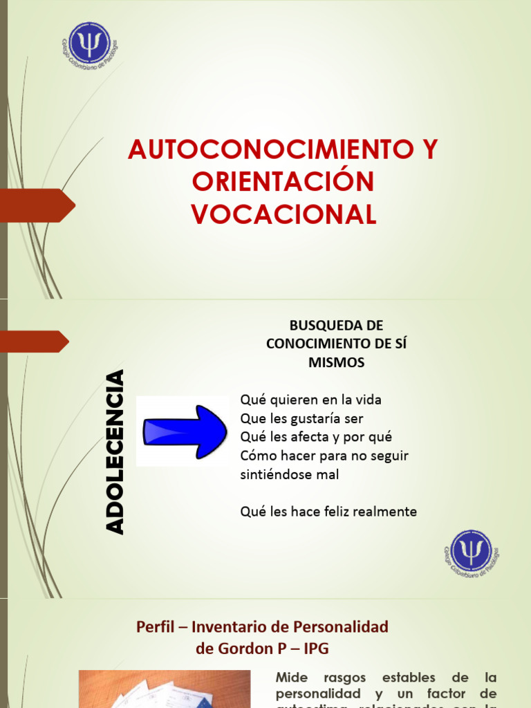 Presentacion Orientacion Vocacional | PDF | Amor | Verdad