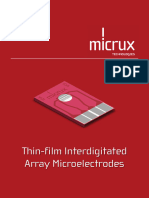 Array de Microelectrodos Interdigitados