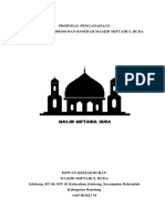 Proposal Masjid Pojok