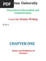 Featere Writing CH1