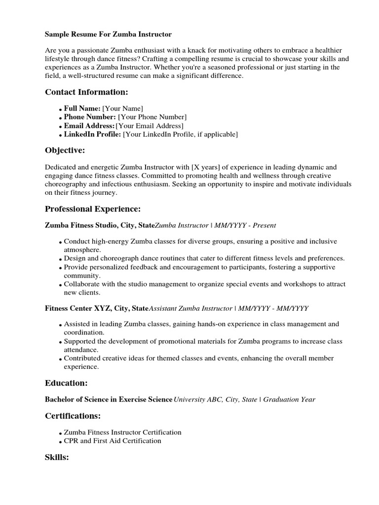 sample-resume-for-zumba-instructor-pdf-physical-fitness-r-sum