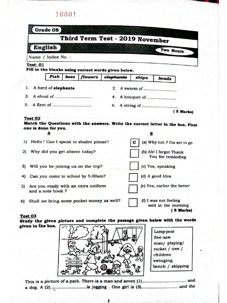 GRADE 8 ENGLISH STUDY GUIDE PDF DOWNLOAD TERM 3 2022 visual data 3