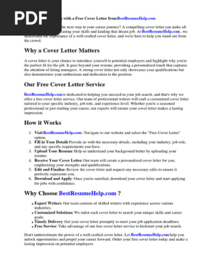 Free Cover Letter