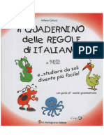 Il Quadernino Delle Regole Di Italiano