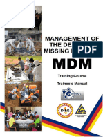 MDM Training Course Trainee S Manual