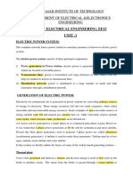 Unit1_Introduction to electrical power notes