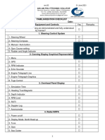 Familiarization Checklist Simulator