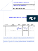 SCL-POL-NiNAS - 002 - Impartiality Policy Statement, Rev.1