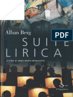 BERG Suite Lirica Scritti Musicali e Letterari