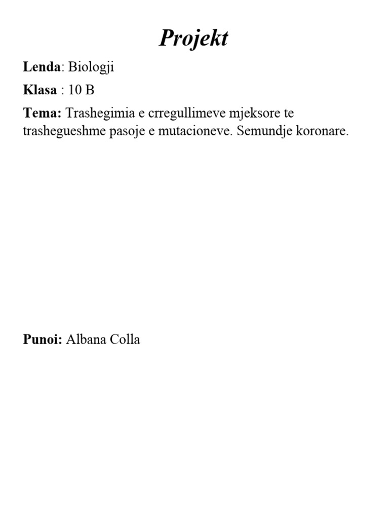 BIOLOGJI | PDF