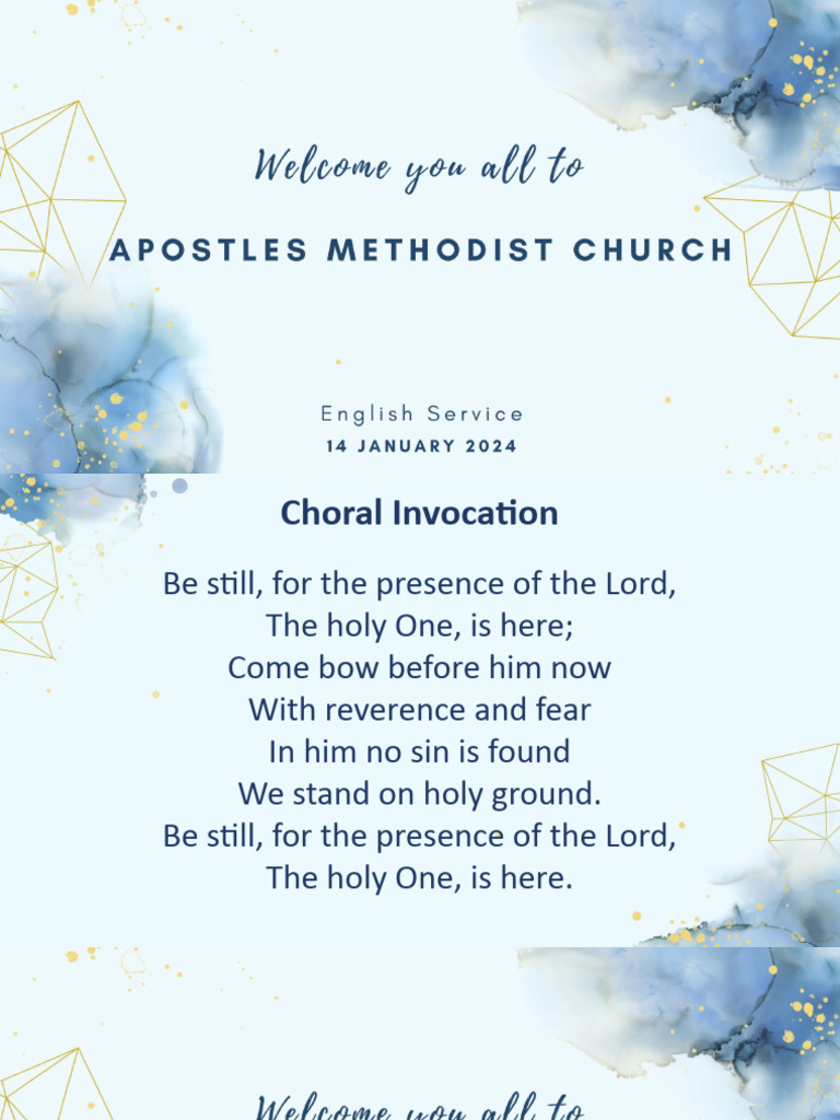 English Service 14-01-24 | PDF | Christian Belief And Doctrine ...