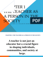 Chapter 1 The Teacher As A Person