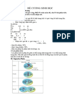 ĐỀ CƯƠNG SINH HỌC HUYGL