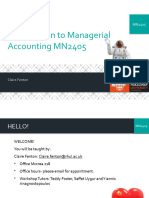 LEC 1 Introduction To Management Accounting