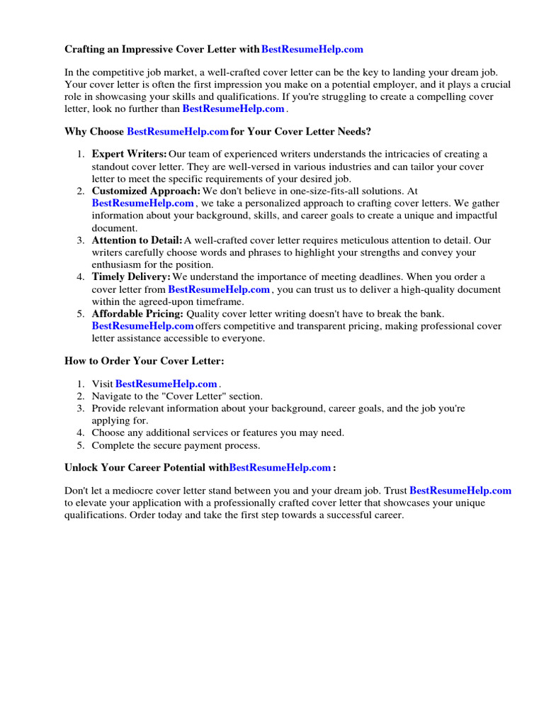 Sample Cover Letter With Employment - 1717594940