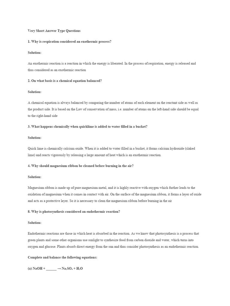very-short-answer-type-questions-pdf-chemical-reactions-cellular