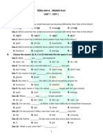 Tieng Anh 6 Friends Plus - Unit 7 - Test 1