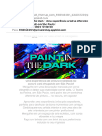 ? Paint in The Dark - Uma Experiência Criativa Diferente Está Chegando em São Paulo!