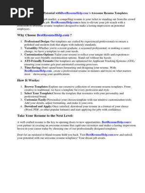 Awesome Resume Templates