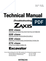 Hytachi Zx200c Lc3 Technical Manual Troubleshooting