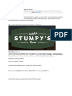 Stumpys Promotion and B2B Sales