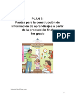 Valoración de Aprendizajes - 1er Grado - Plan Mensual 5