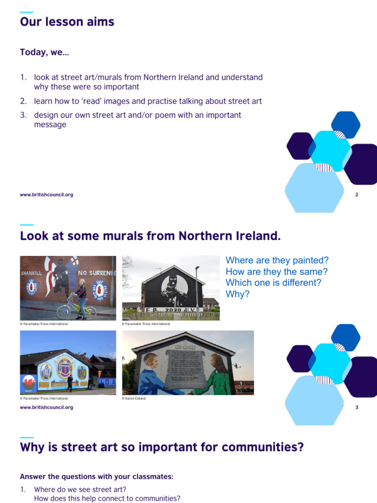 Visual Literacy - Belfast Agreement | PDF | Street Art