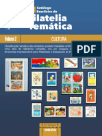 Catálogo Brasileiro de Filatelia Temática - Volume 2 - CULTURA