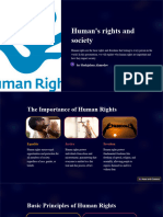 Humans Rights and Society