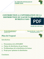 Contribution A Loptimisation de La Distribution Du Gaz Butane Cas Du Burkina Faso