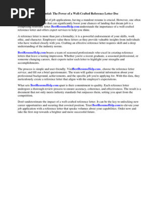Reference Letter Doc