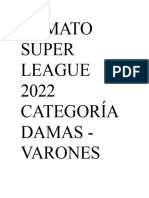 YAMATO SUPER LEAGUE 2022 Base Tipo