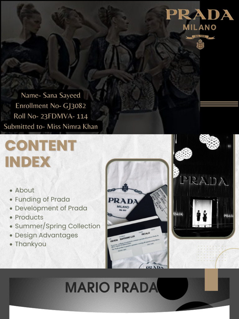 Overview of the Prada Brand | PDF | Luxury Brands | Fashion Accessories