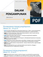 01 - Hidup Dalam Pengampunan