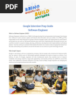 (Google Interview Prep Guide) Embedded Software Engineer (SWE)