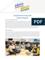 (Google Interview Prep Guide) Embedded Software Engineer (SWE)