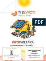 Presupuesto Fotovoltaica 22094