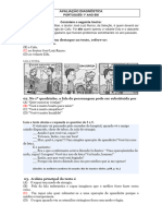 Avaliação Diagnóstica LP 1º