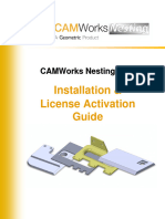 Installation & License Activation Guide: C A M W o R K S N e S T I N G 2 0 1 5