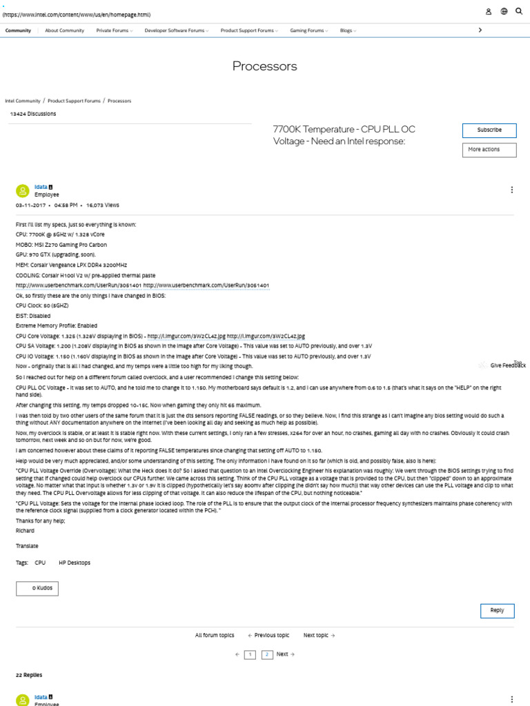 CPU Overclocking Temperature Concerns | PDF | Central Processing Unit ...