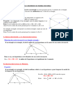 Triangle Rectangle Et Cercle Cours 3 FR