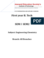 BS 103 - Engineering Chemistry (EC) - NEP Based