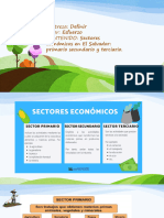 Sectores Económicos de El Salvador Primario Secundario Terciario