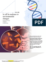 11.1.proteins Interacting With DNA Turn Prokaryotic Genes On or Off in Response To Environmental Changes